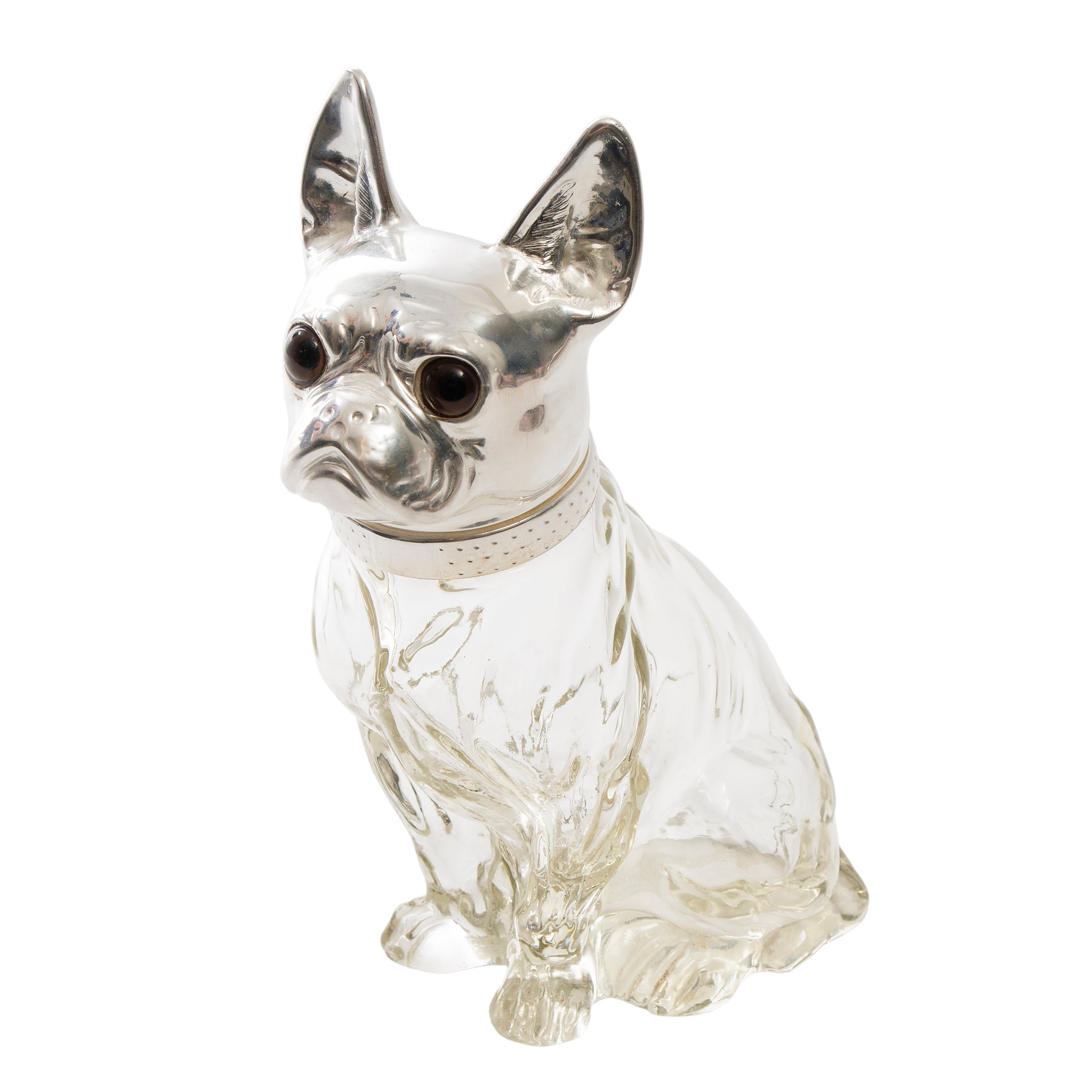 Novelty French Bulldog Scent Bottle Circa 1930