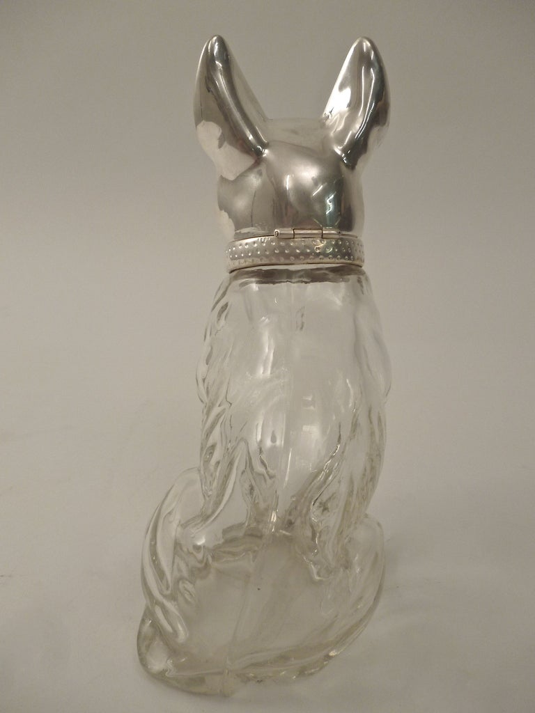 french bulldog decanter