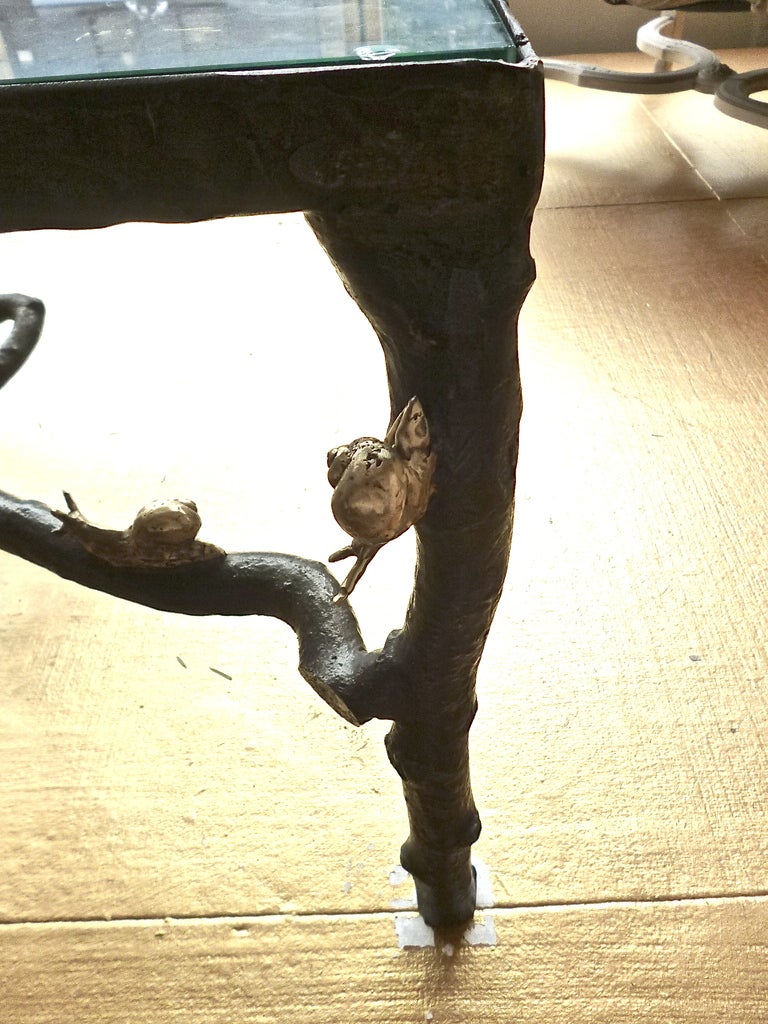 Table basse en bronze 