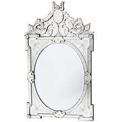 Opulent Venetian Mirror, Italy, c1900