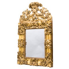 Baroque Carved Giltwood Mirror