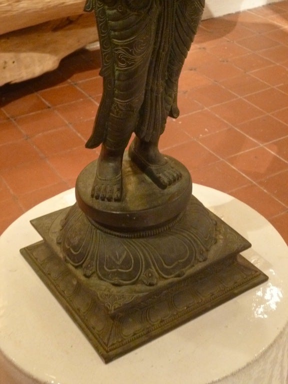Indian Bronze Statue Of Goddess Lakshmi 1