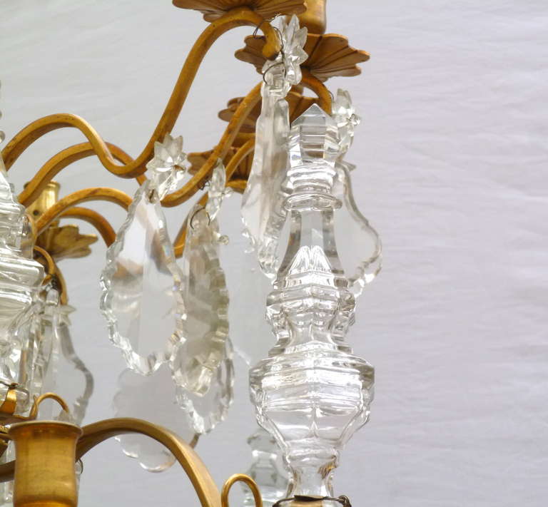 Palatial French Louis Philippe Gilt Bronze & Crystal 36 Light Chandelier circa 1845 3