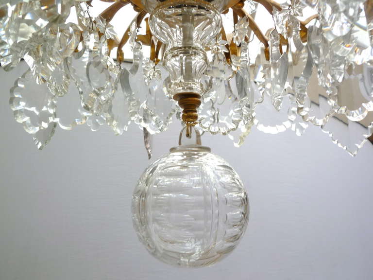 Palatial French Louis Philippe Gilt Bronze & Crystal 36 Light Chandelier circa 1845 2