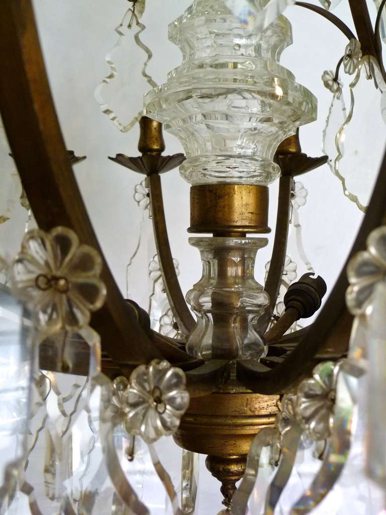 Large French Napoleon III Crystal and Gilt Bronze Chandelier c.1880 In Good Condition In London, GB