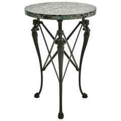 Italian Grand Tour Bronze Tripod Base Gueridon, circa 1930