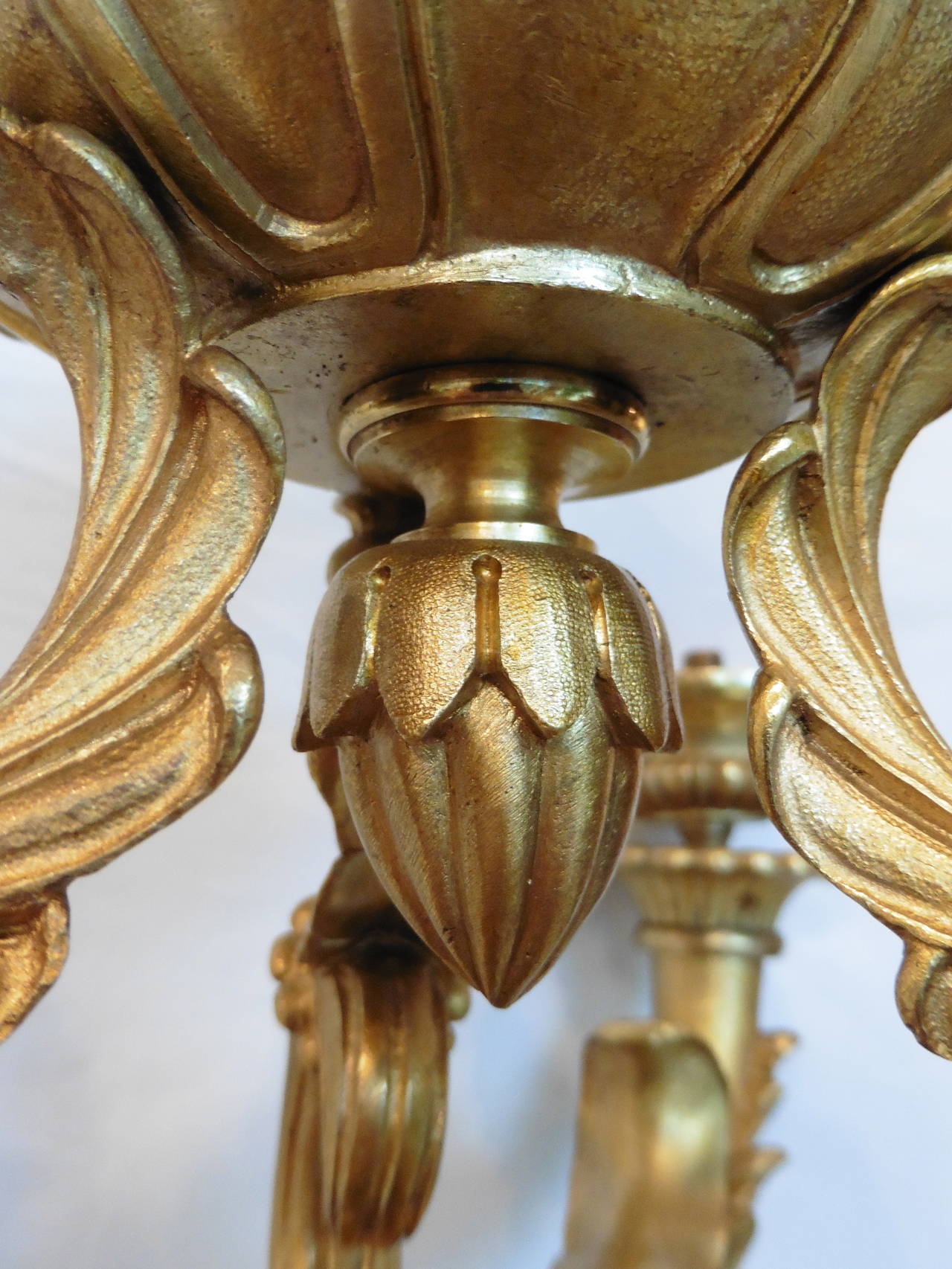 Pair of Statuesque Cast Iron and Ormolu Lamp Bases by Ducel, circa 1860 For Sale 3
