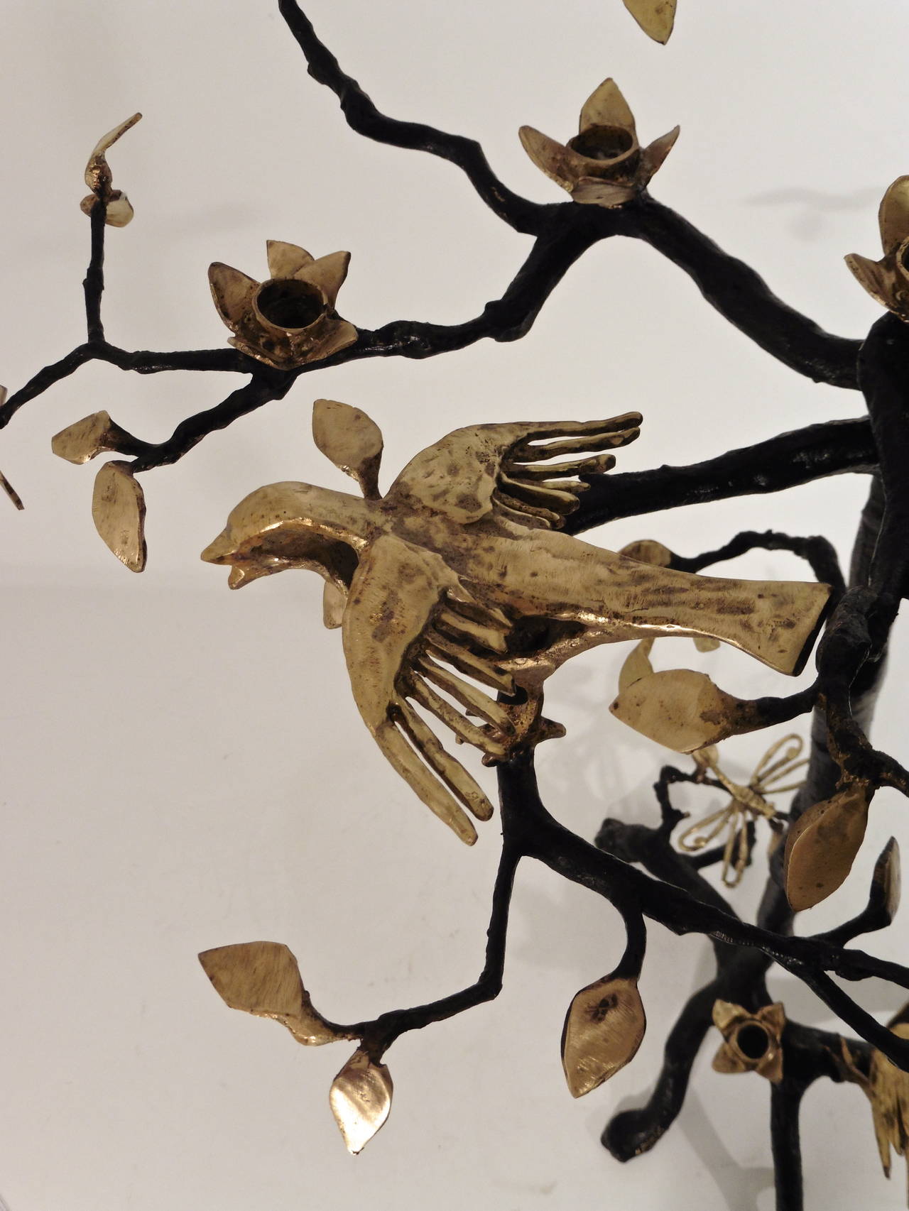 Pair of Bronze Branch Design Candelabrum by Paula Swinnen, 2015 2