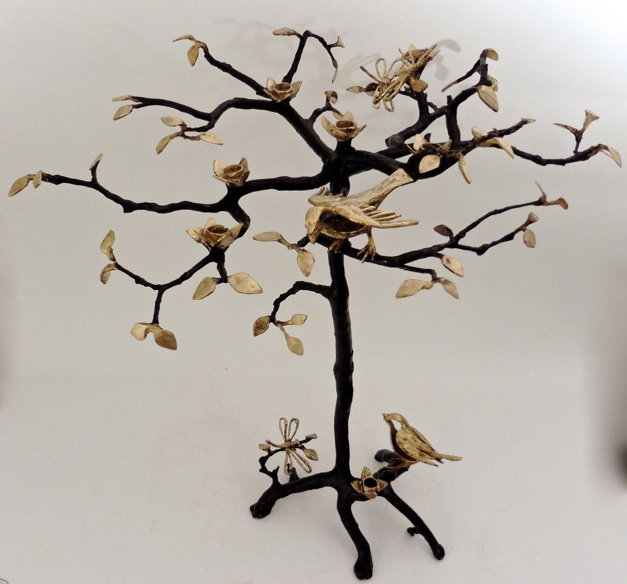 Pair of Bronze Branch Design Candelabrum by Paula Swinnen, 2015 5
