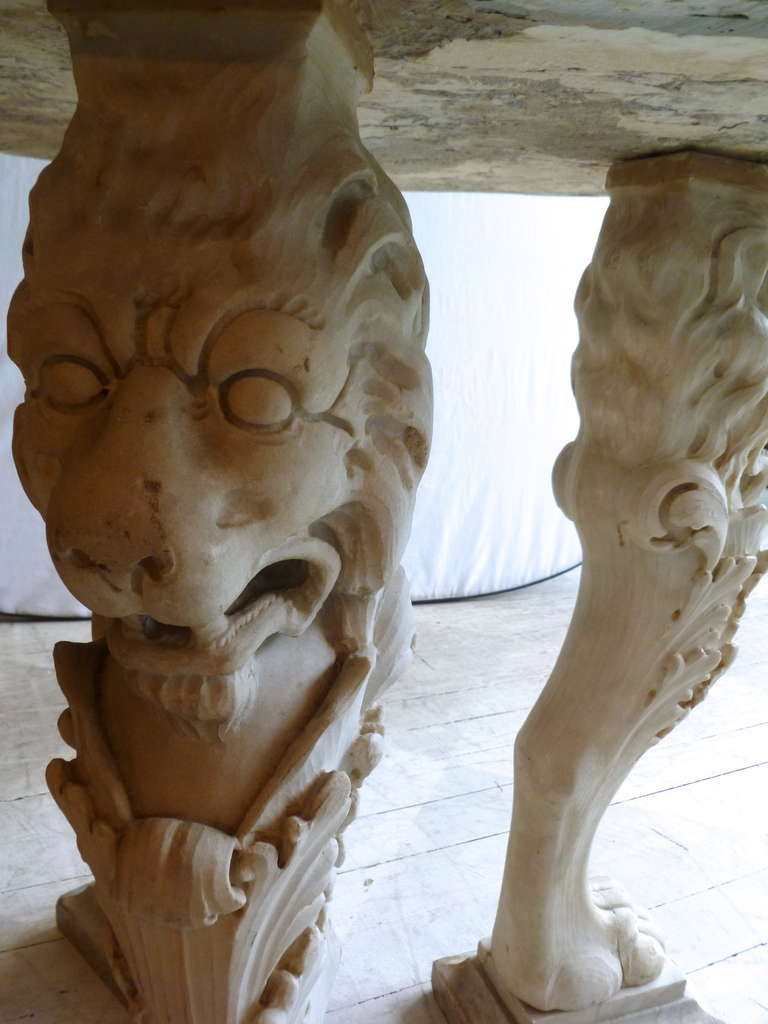 Italian Romanesque Grand Tour Marble Tripod Table c.1800 In Good Condition In London, GB