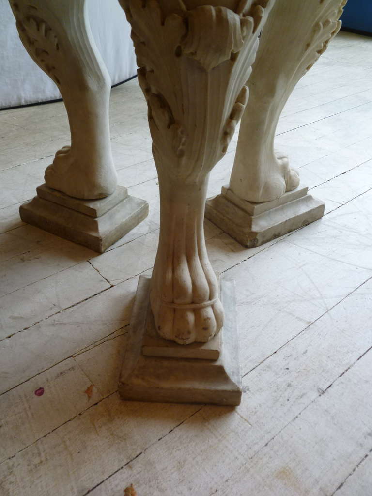 Italian Romanesque Grand Tour Marble Tripod Table c.1800 2