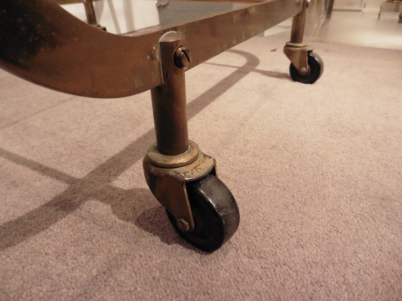 American Bronze Drinks Trolley with Thermos Ice Buckets, circa 1940 4