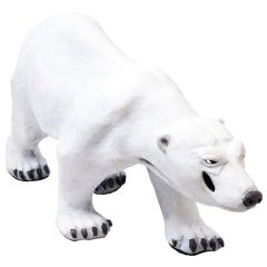 Bronze Polar Bear by Paula Swinnen