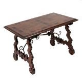 A 17th Century Spanish Walnut Marquetry Table