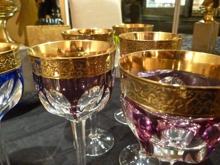 harlequin wine glasses