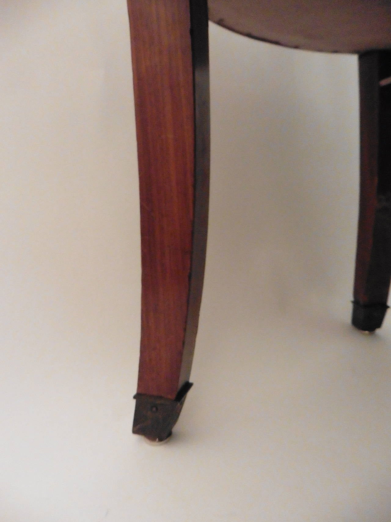 French Louis Philippe Mahogany Tub Back Desk Chair, circa 1860 3