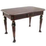 Egyptian Revival Mahogany Centre Table