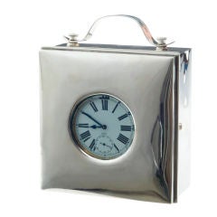 Large Fob Watch in Original Silver Case