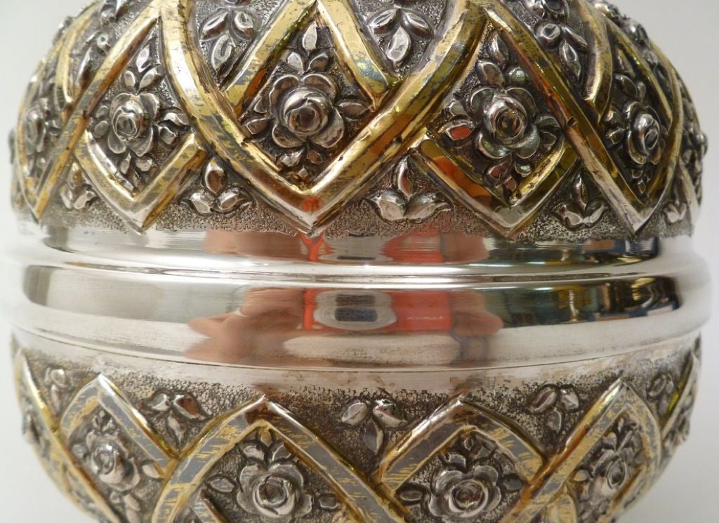 20th Century Turkish 900 Grade Silver Box
