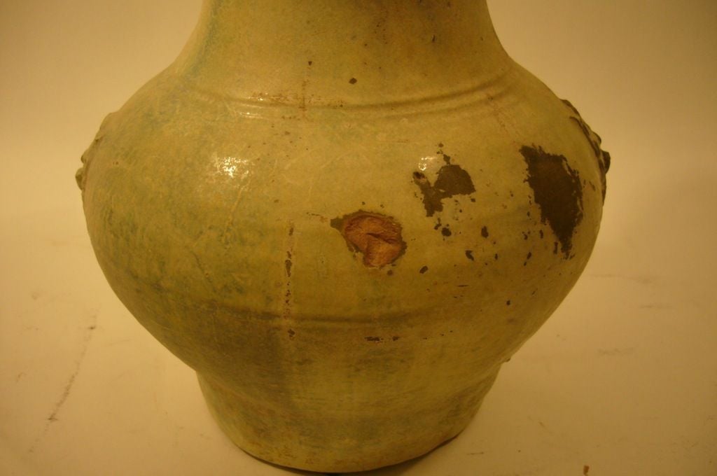 18th Century and Earlier A Chinese Han Dynasty 'Hu' Jar
