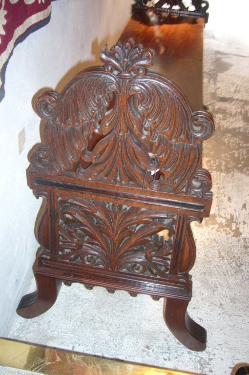 Anglo Indian Rosewood Hall Bench