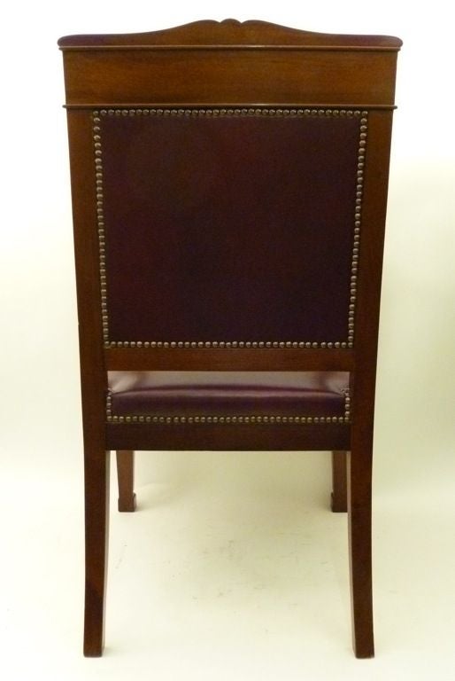 Napoleon II Mahogany and Ormolu Desk Chair