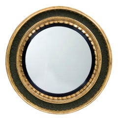 Regency Gilt Convex Mirror