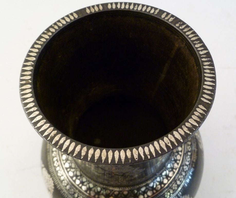 Indian Bidriware Vase 1