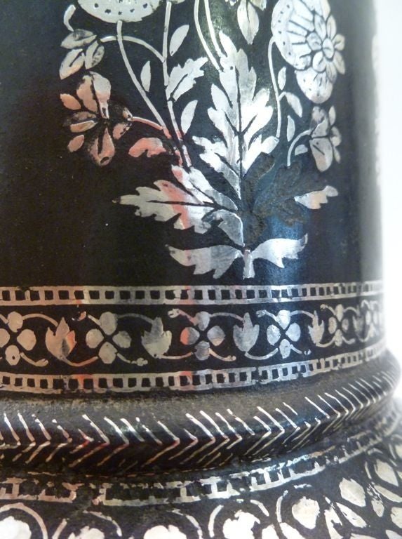 Indian Bidriware Vase 2