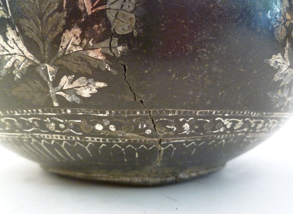 Indian Bidriware Vase 3