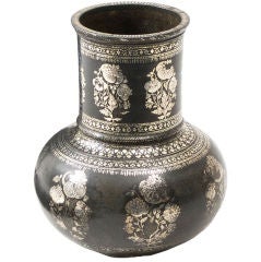 Antique Indian Bidriware Vase