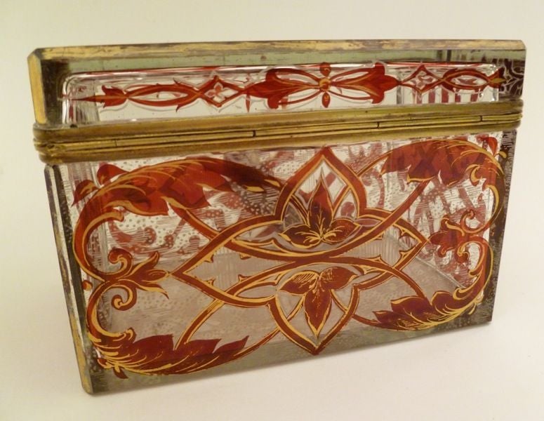 Bohemian Glass Casket 1