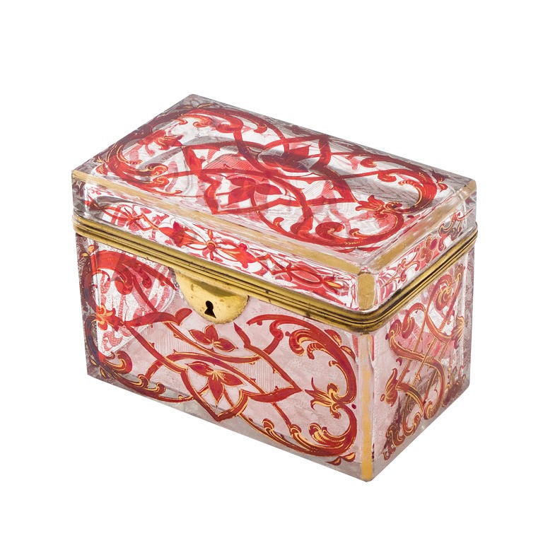 Bohemian Glass Casket