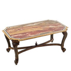 'Sicilian Jasper' Marble Top Table