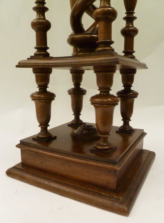 Arts & Crafts Walnut Plinth