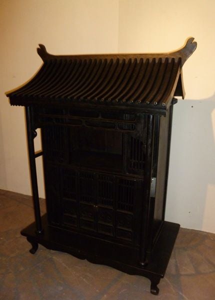 Chinese Miniature Temple Altarpiece