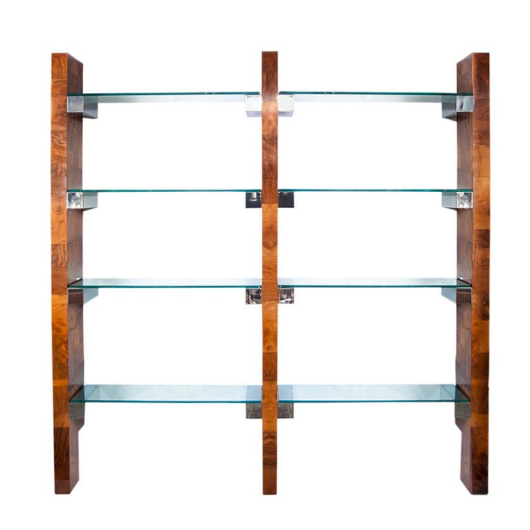Paul Evans Cityscape Walnut Shelf Unit (PE-419)