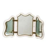 Murano Dressing Table Mirror by Seguso