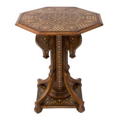 Indian Inlaid Sidetable