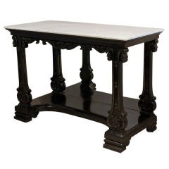 Anglo-Indian Ebonised Console