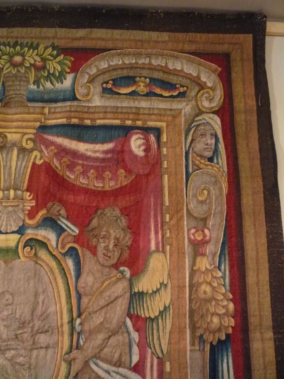 A Pair of Baroque Armorial Tapestries 4