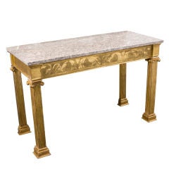 Italian Giltwood Neo-Classical Console Table