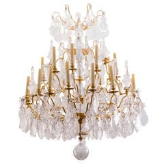 An Imposing Birdcage Chandelier