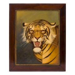 French Oil Painting of A Tiger
s Head French Oil Painting of A Tiger
s Head