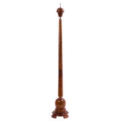 Art Deco Thuya Wood Lamp