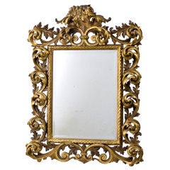 Highly Carved Florentine Mirror