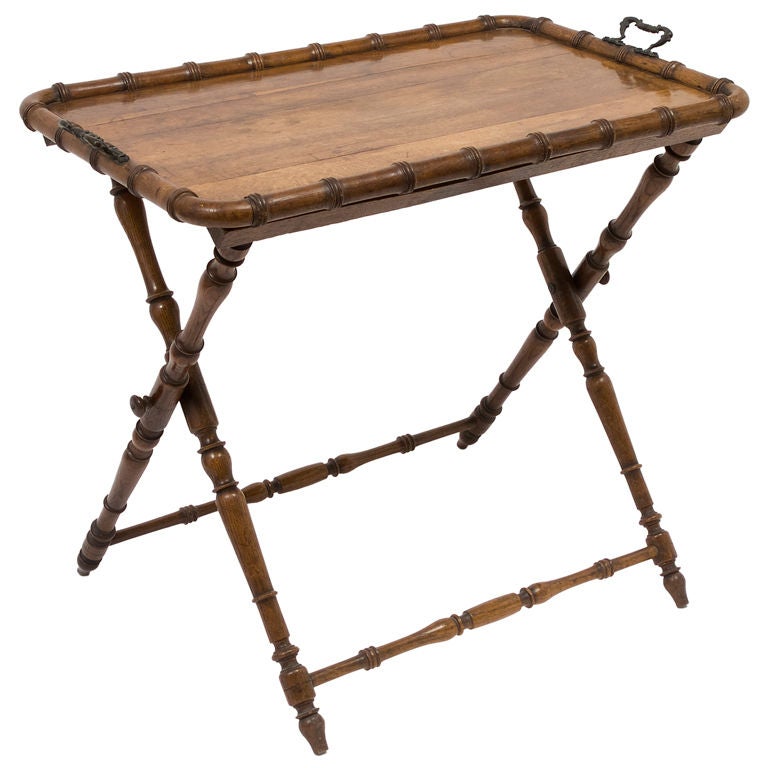 Large Butlers Tray on Folding Stand