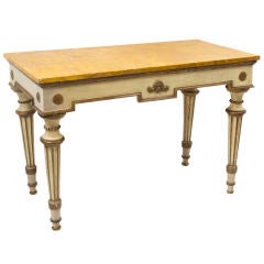 Italian Neo-Classical Parcel Gilt Console