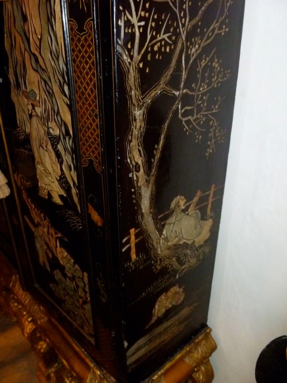 Coromandel Lacquer and GIltwood Drinks Cabinet 2
