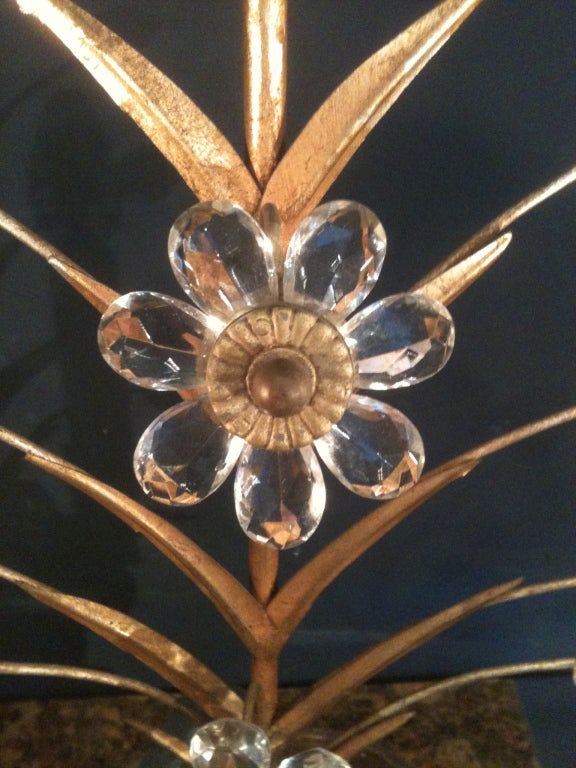 Pair Bagues Urn and Flower Table Lamps